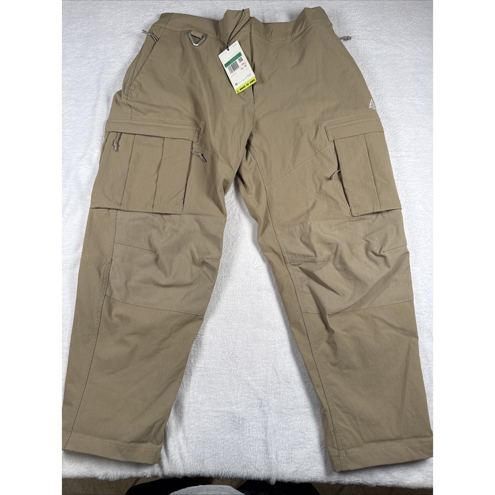 Nike ACG Smith Summit Cargo Pants Khaki CV0617-247 Womens Size XL New